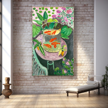 Goldfish in Bowl Painting